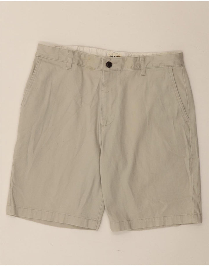 DOCKERS Herren Cargoshorts W33 Mittelbeige Baumwolle