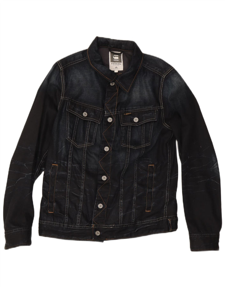 G-Star Herren Jeansjacke UK 40 Large Marineblau