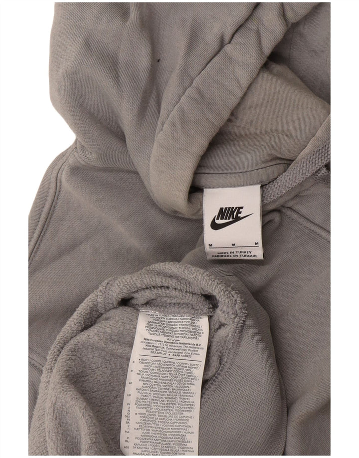 Nike Herren Kapuzenpullover aus mittelgrauer Baumwolle