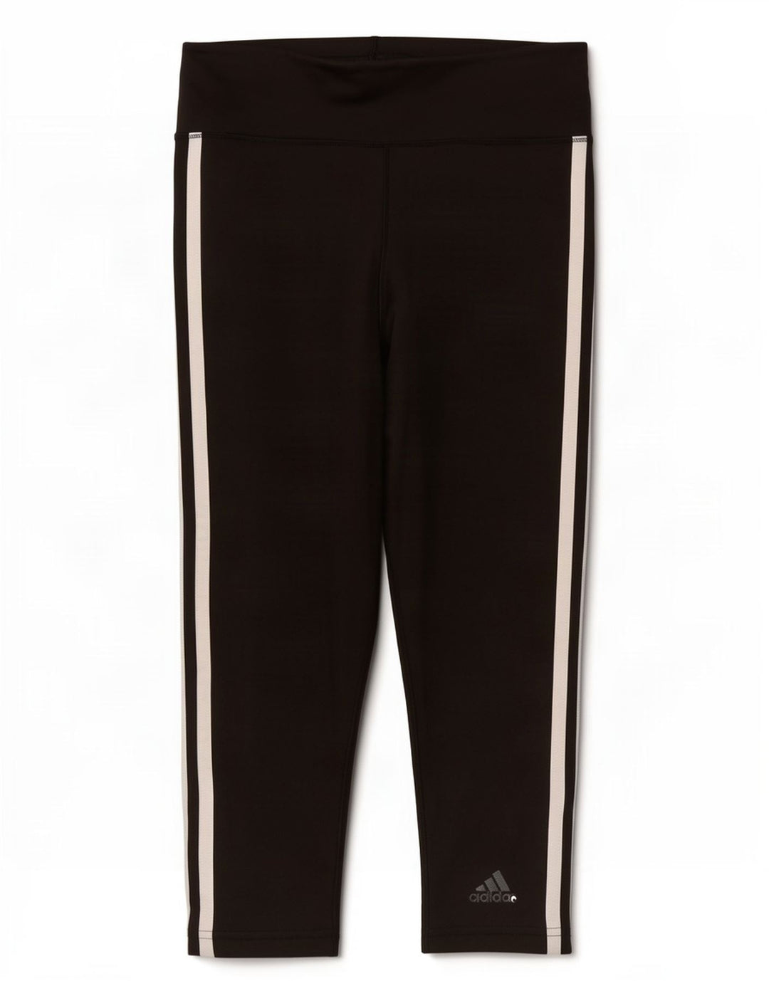 Adidas Damen Climalite Capri Leggings UK 4/6 XS Schwarz Polyester