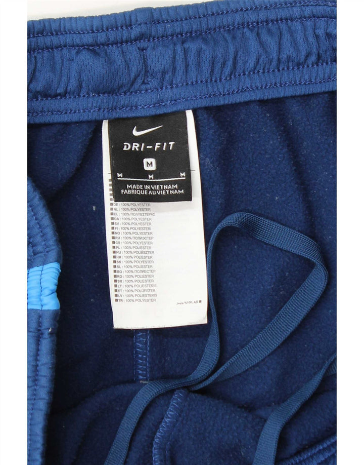 Nike Herren Dri Fit Trainingshose Mittelblaues Colourblock-Polyester