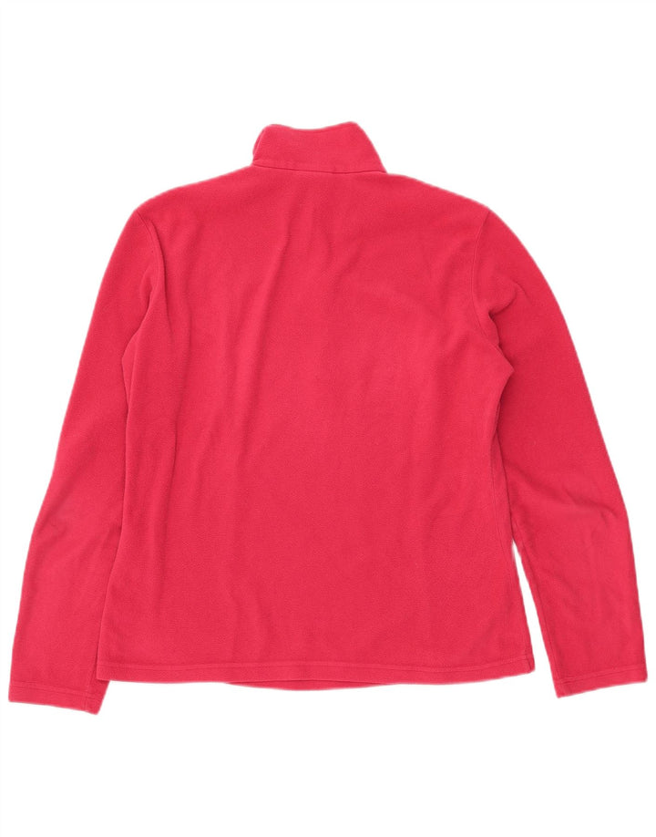 Jack Wolfskin Damen-Fleecepullover mit Reißverschluss, UK 12/14, Mittelrosa, Polyester