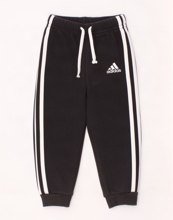Adidas Baby-Jungen-Jogger-Trainingshose, 9–12 Monate, schwarze Baumwolle