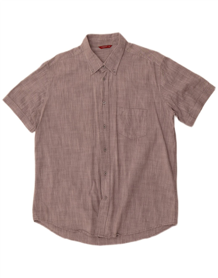 Carrera Herren Kurzarmhemd XL Grau