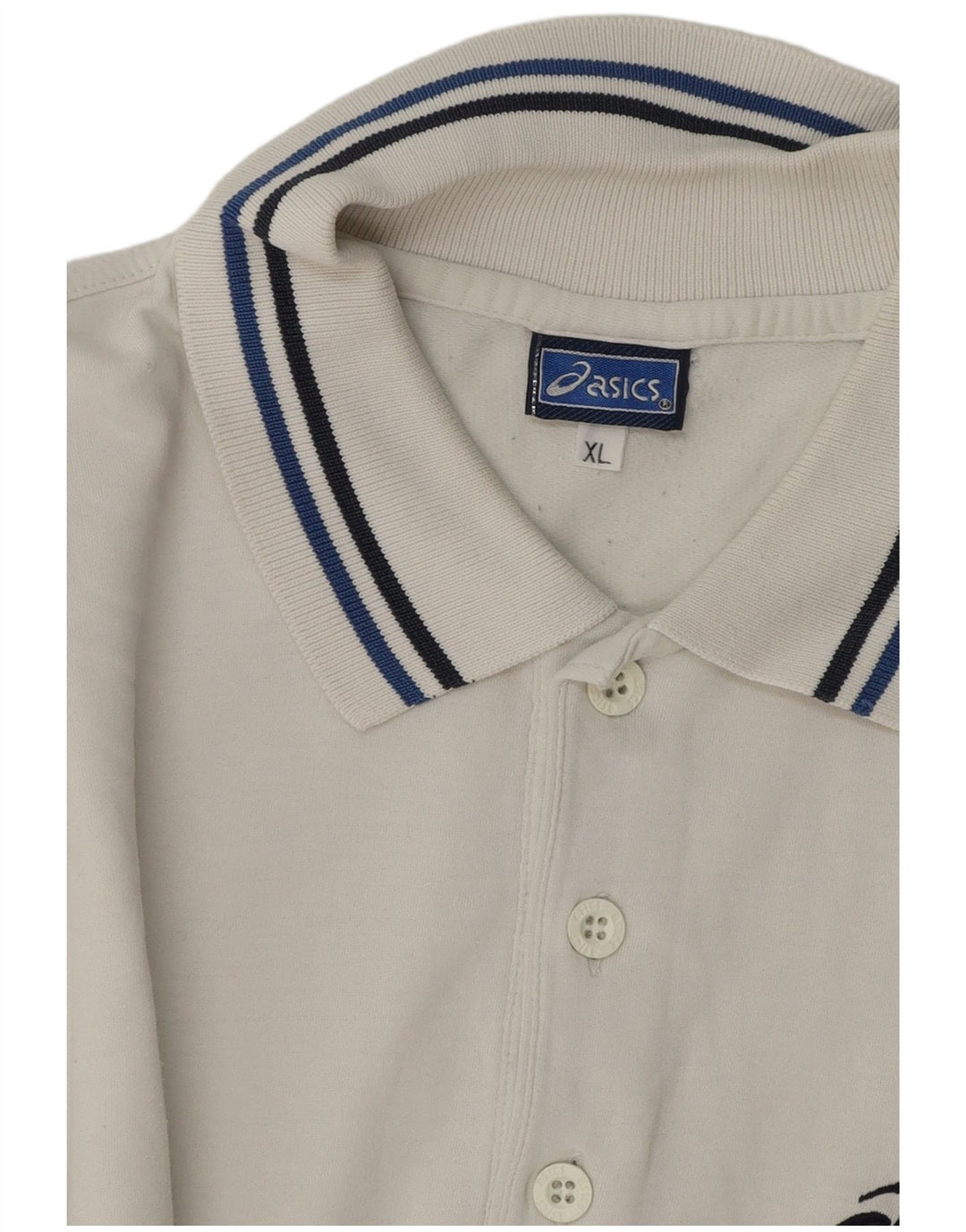 Asics Herren Poloshirt XL Weiß