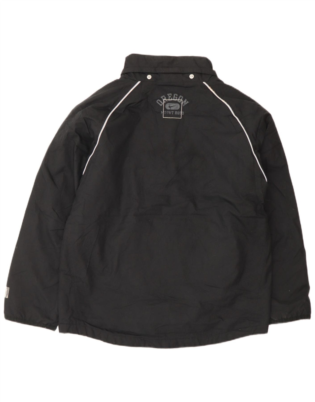 Nike Graphic Anorak-Jacke für Jungen, 12–13 Jahre, Größe L, aus schwarzem Polyester