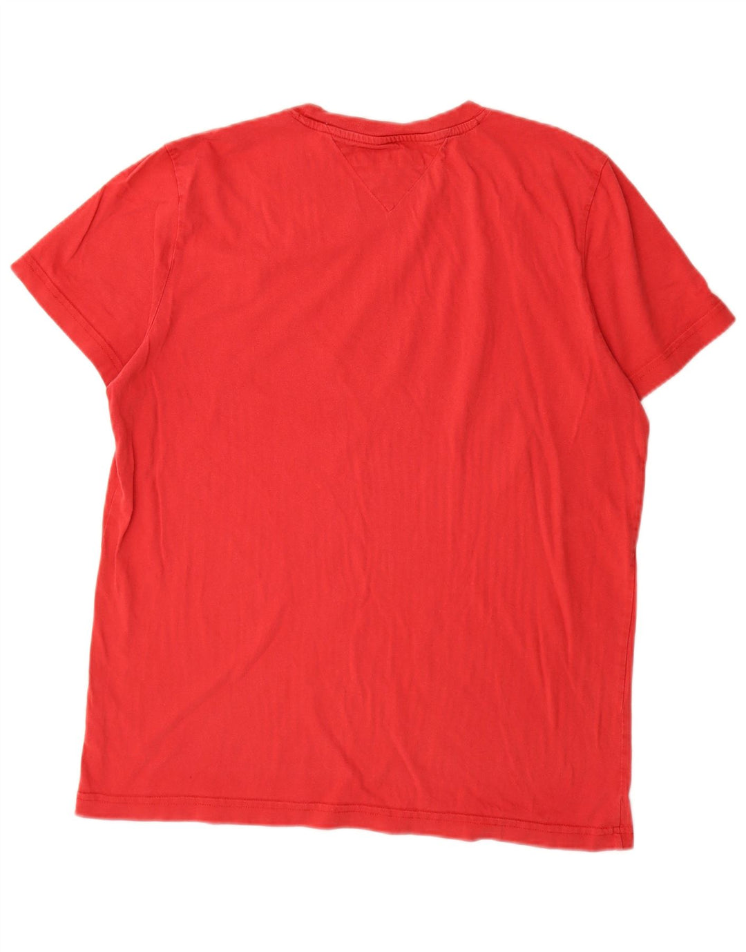 Tommy Hilfiger Herren T-Shirt Top Große rote Baumwolle