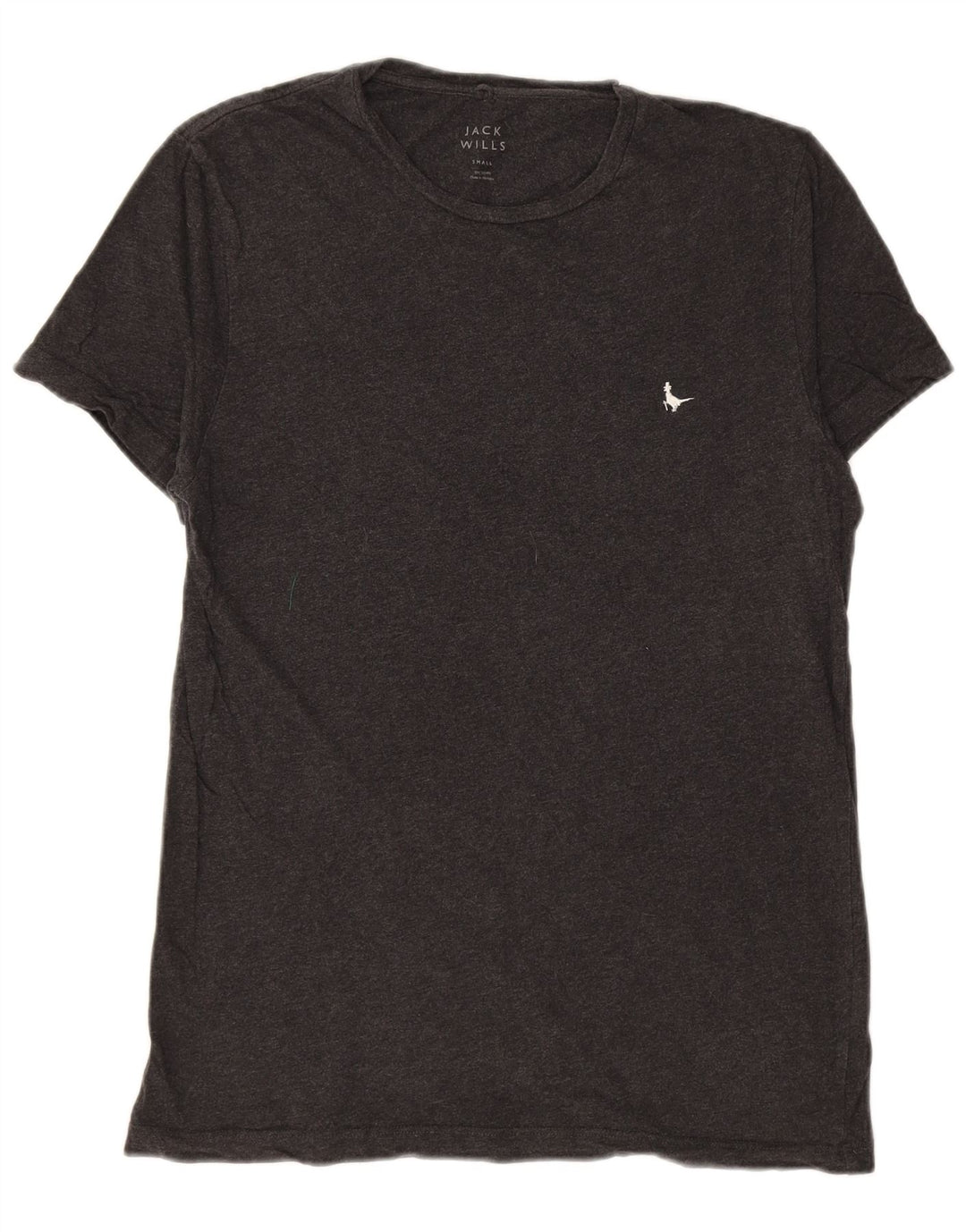 JACK WILLS Herren T-Shirt Top Small Grau Baumwolle