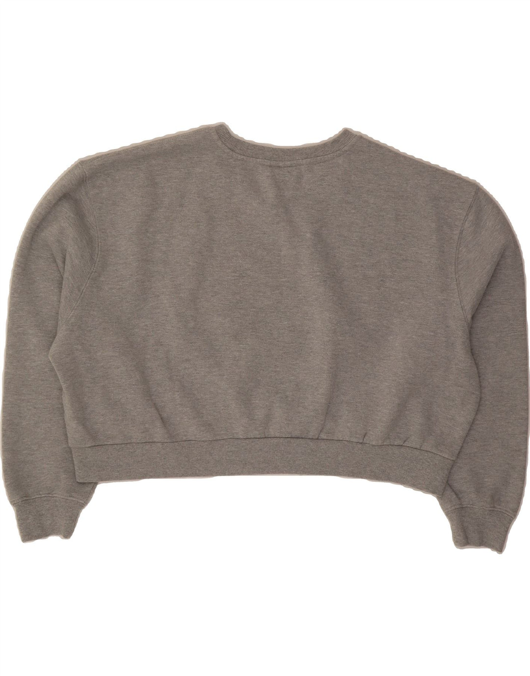 ELLESSE Womens Oversized Crop Graphic Sweatshirt Jumper UK 10 Small  Grey Vintage Ellesse and Second-Hand Ellesse from Messina Hembry 