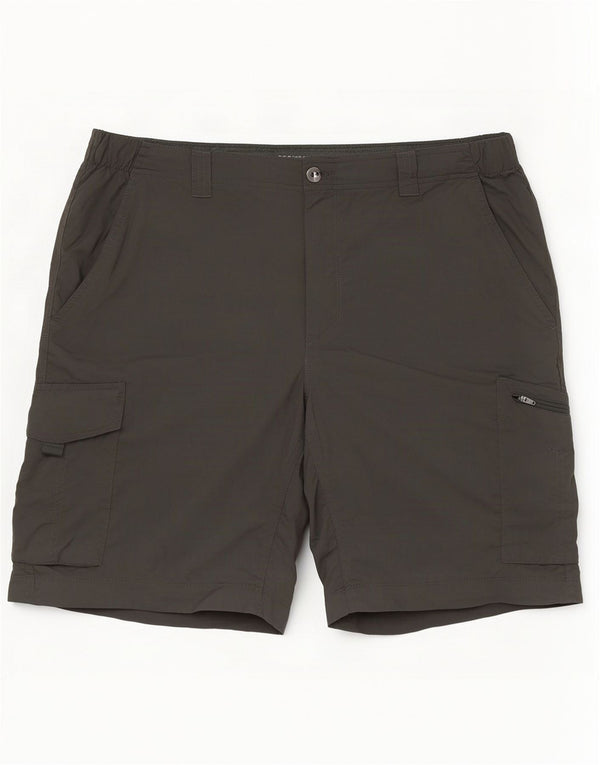 Columbia Herren Omni-Shield Cargo Shorts W38 XL Khaki Nylon