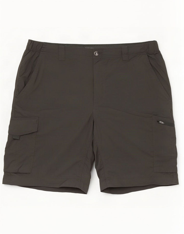 Columbia Herren Omni-Shield Cargo Shorts W38 XL Khaki Nylon