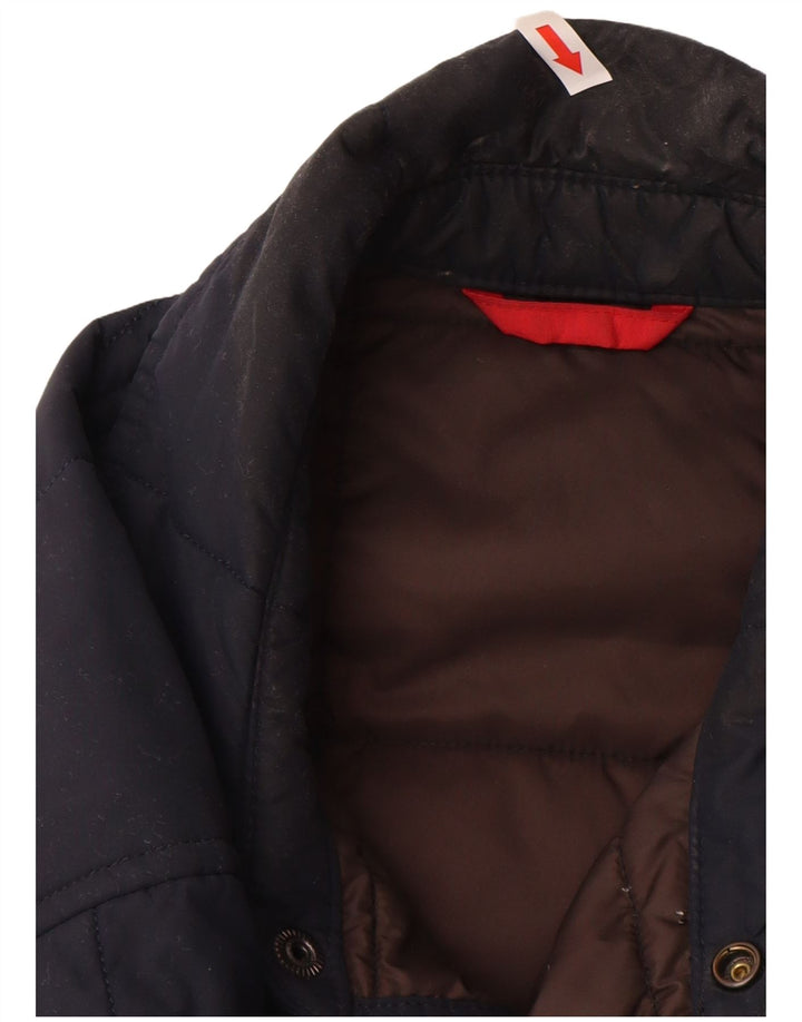 Fay Herren Wattierte Jacke UK 36 Small Marineblau