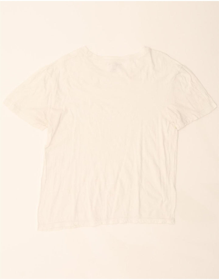 NAUTICA Mens T-Shirt Top Medium White Cotton Vintage Nautica and Second-Hand Nautica from Messina Hembry 