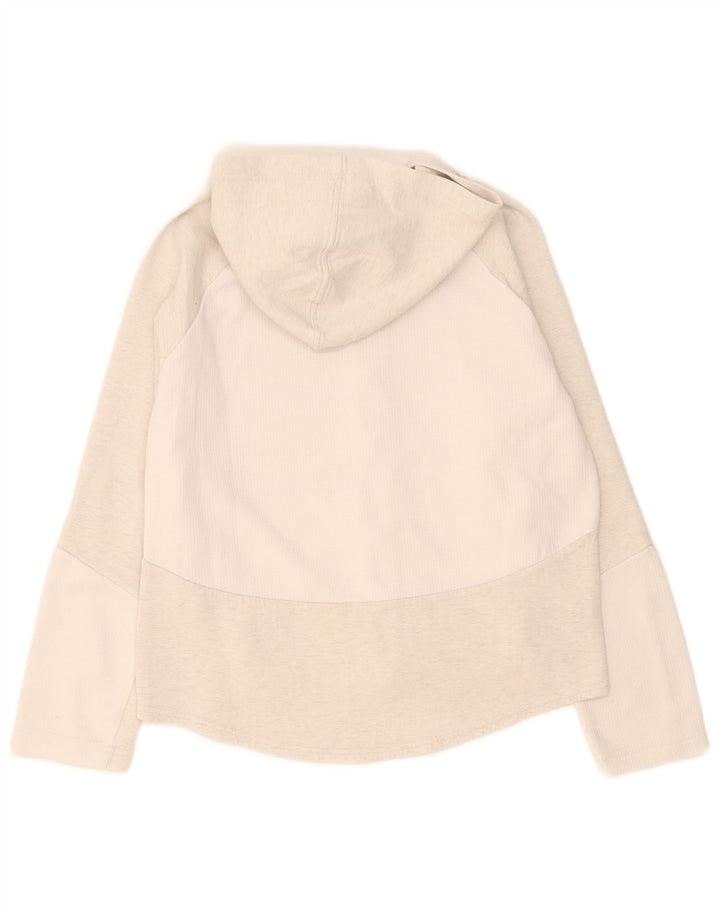 Puma Damen-Kapuzenpullover mit Reißverschluss, UK 14, Mittelgrau, Farbblock