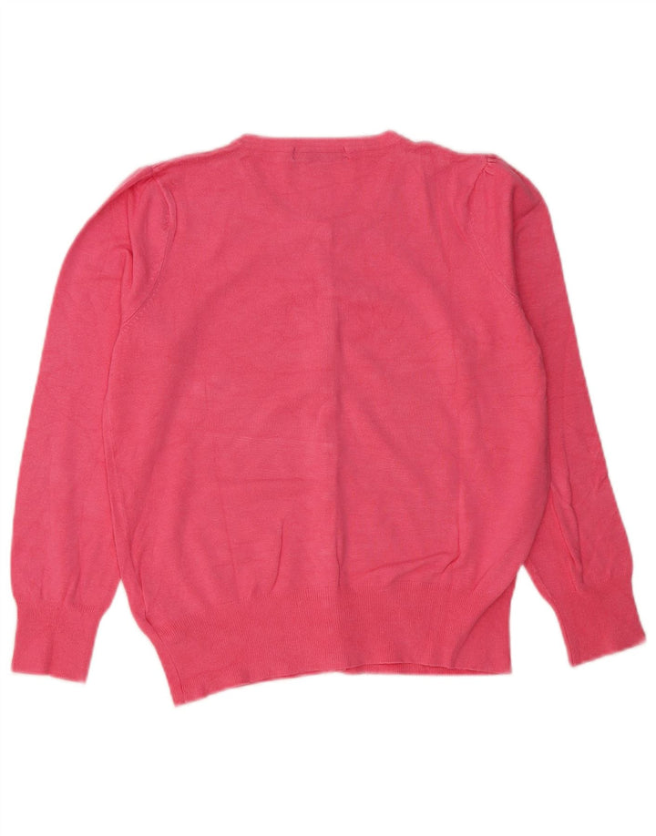 Marks & Spencer Damen-Cardigan-Pullover UK 12 Mittelrosa Viskose