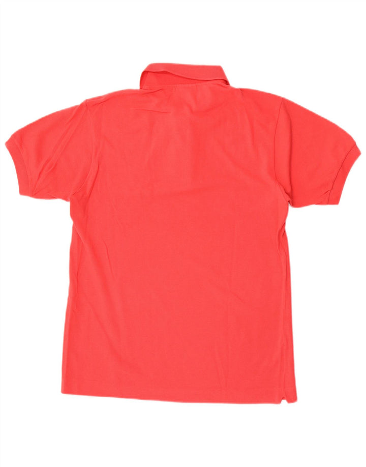 Lacoste Herren-Poloshirt, Größe 3, klein, rote Baumwolle