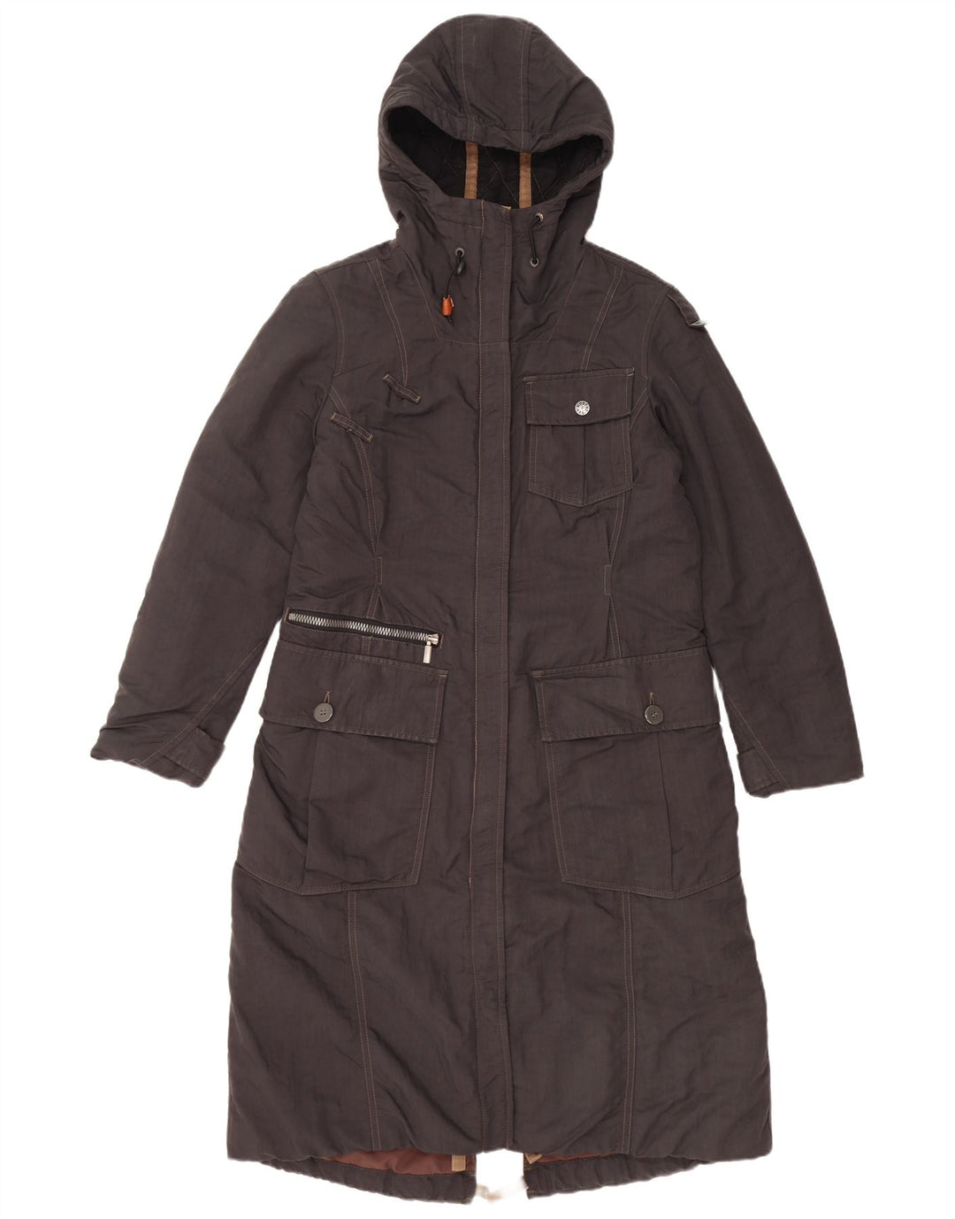 Murphy & Nye Damen Übergroße Parkajacke UK 10 Small Schwarz Polyamid