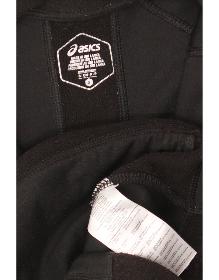 ASICS Damen Fleecejacke UK 10 Small Schwarz Polyester