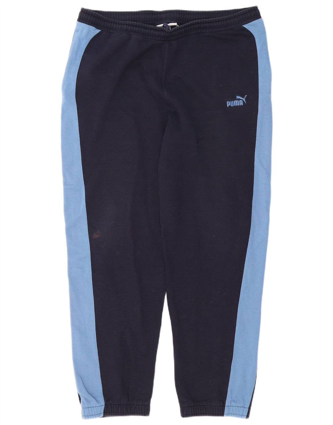 PUMA Herren-Trainingshose, Jogginghose, groß, Marineblau, Farbblock