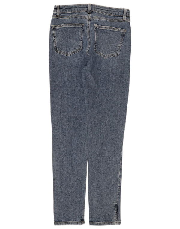 MINT VELVET Damen Skinny Jeans UK 8 Small W28 L28 Blau