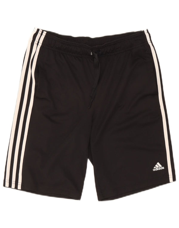 Adidas Jungen Aeroready Sportshorts 15–16 Jahre, schwarzes Polyester