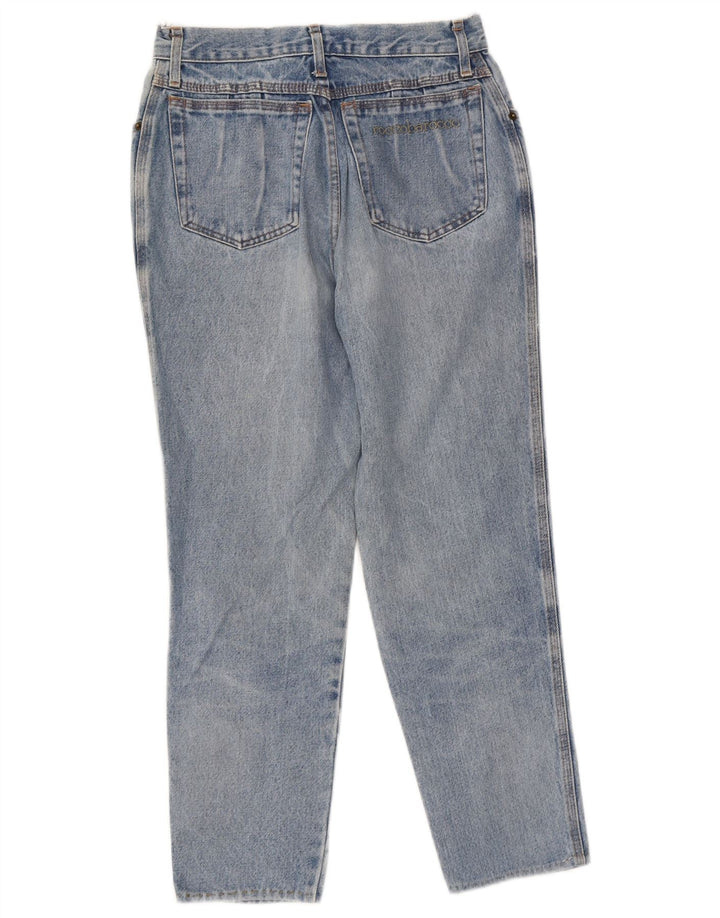 Roccobarocco Damen-Cropped-Jeans W31 L25 Blaue Baumwolle