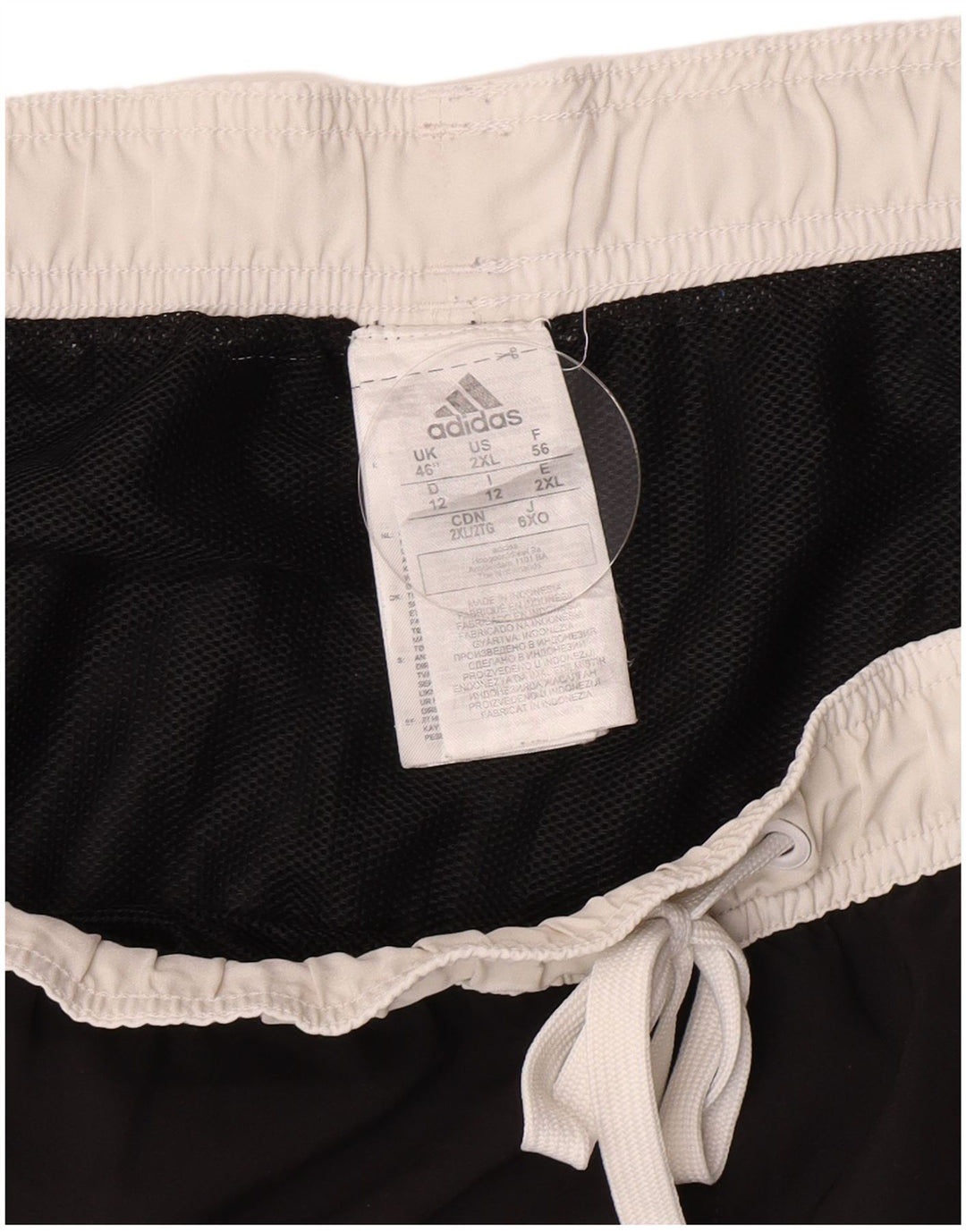 Adidas Herren Sportshorts 3XL Schwarz Colourblock Polyester