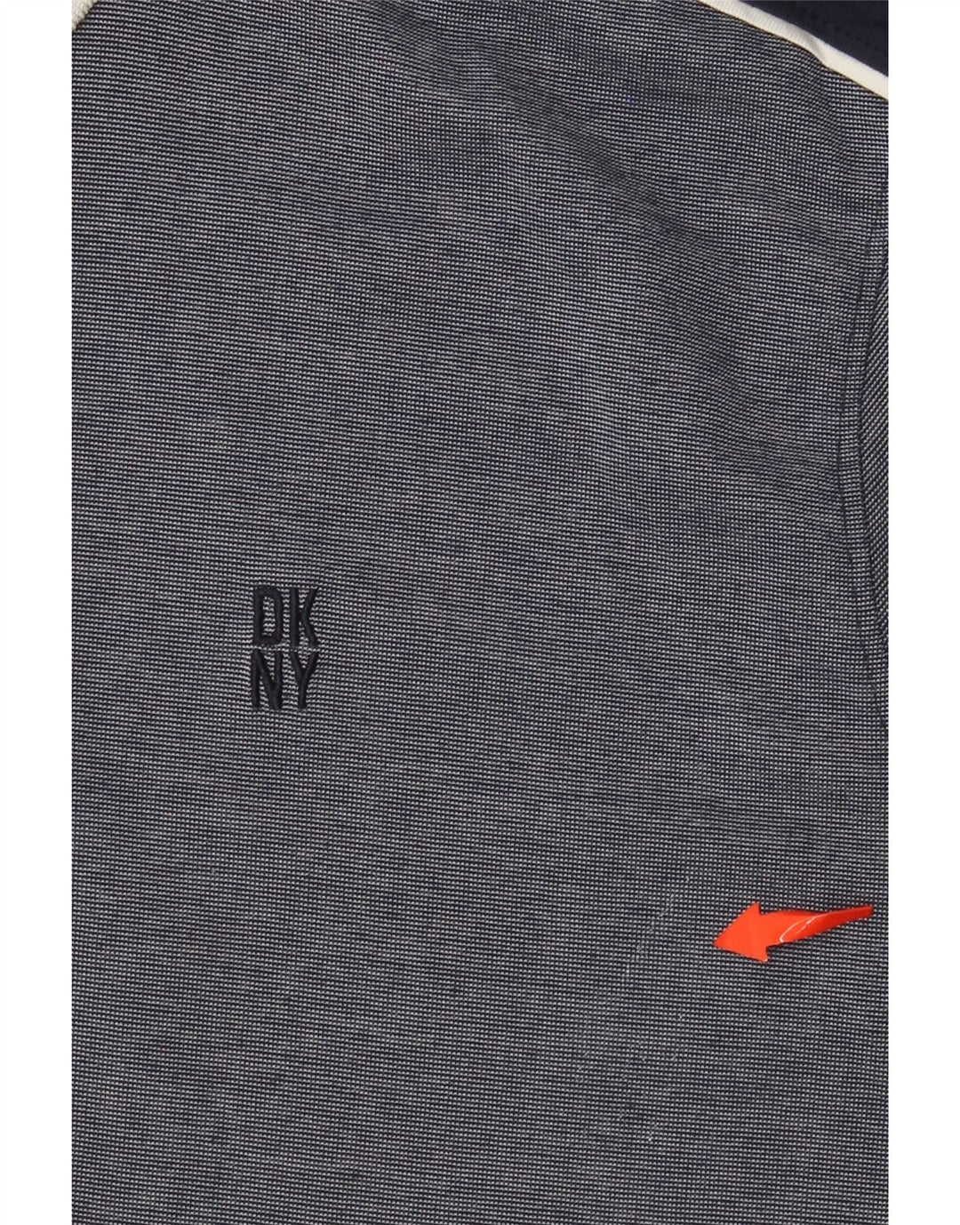 DKNY Herren-Poloshirt aus mittlerer marineblauer Baumwolle
