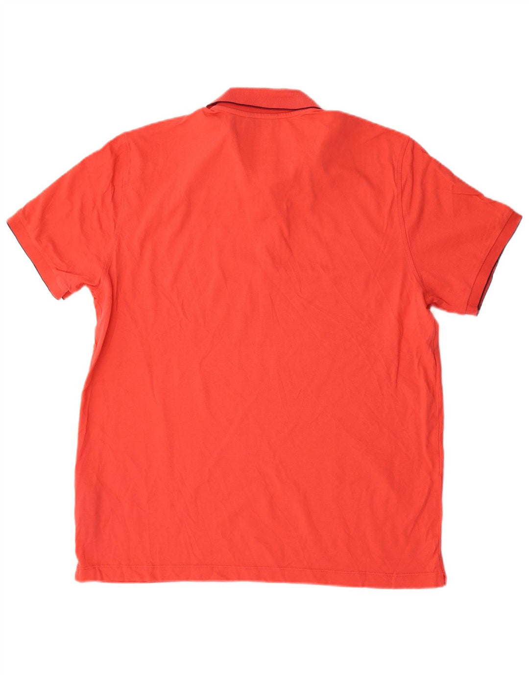 Massimo Dutti Herren Poloshirt XL Rot Baumwolle