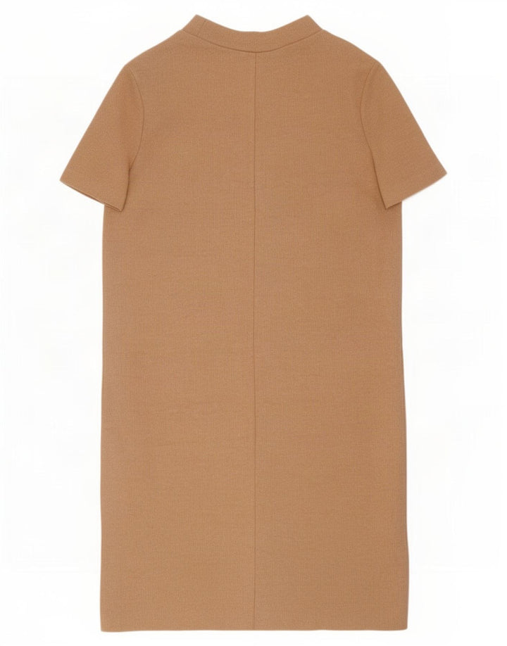 Zara Damen Etuikleid UK 16 Large Beige