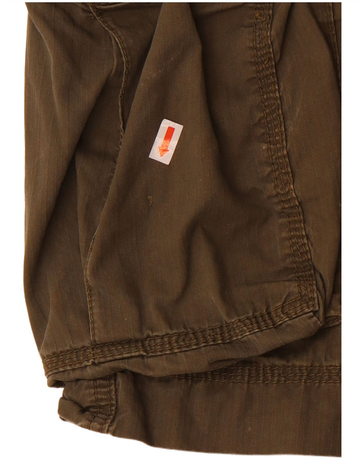 Marlboro Classics Herren Cargoshorts W38 XL Khaki Baumwolle