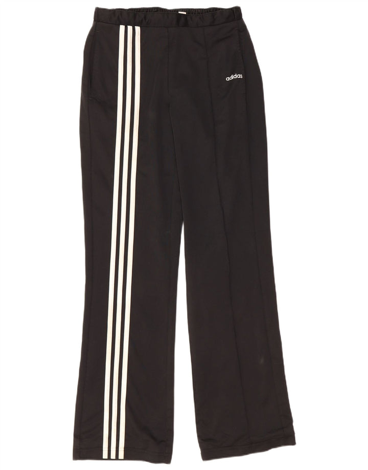ADIDAS Damen Trainingshose UK 10 Small Schwarz Polyester