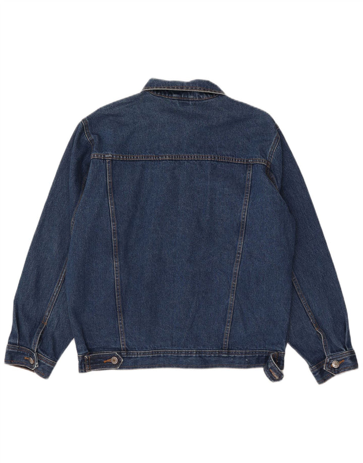 Denim Style Herren Jeansjacke UK 38 Mittelblaue Baumwolle