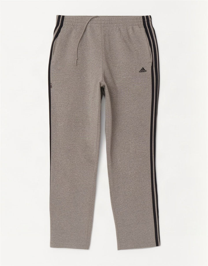 Adidas Herren-Trainingshose, große, grau gefleckte Baumwolle