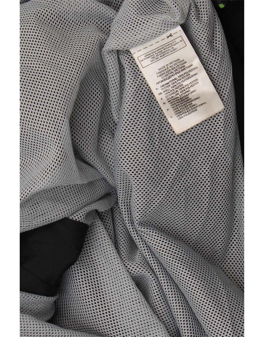 Adidas Herren All Blacks Trainingsanzug Top Jacke Large Schwarz Colourblock