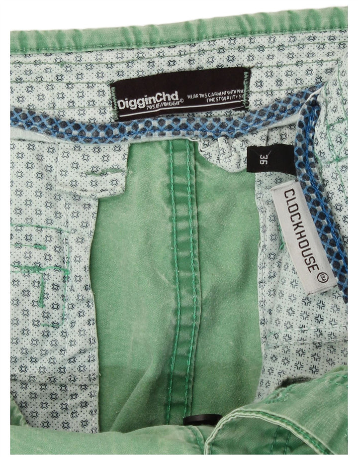 CLOCK HOUSE Herren Cargoshorts W36 Large Grün
