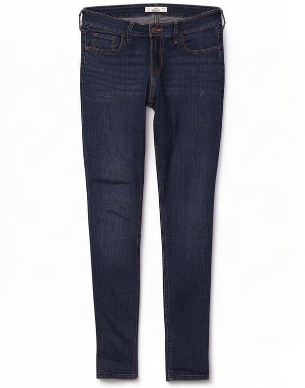 Hollister Damen Skinny Jeans US 9 Medium W29 L31 Marineblaue Baumwolle