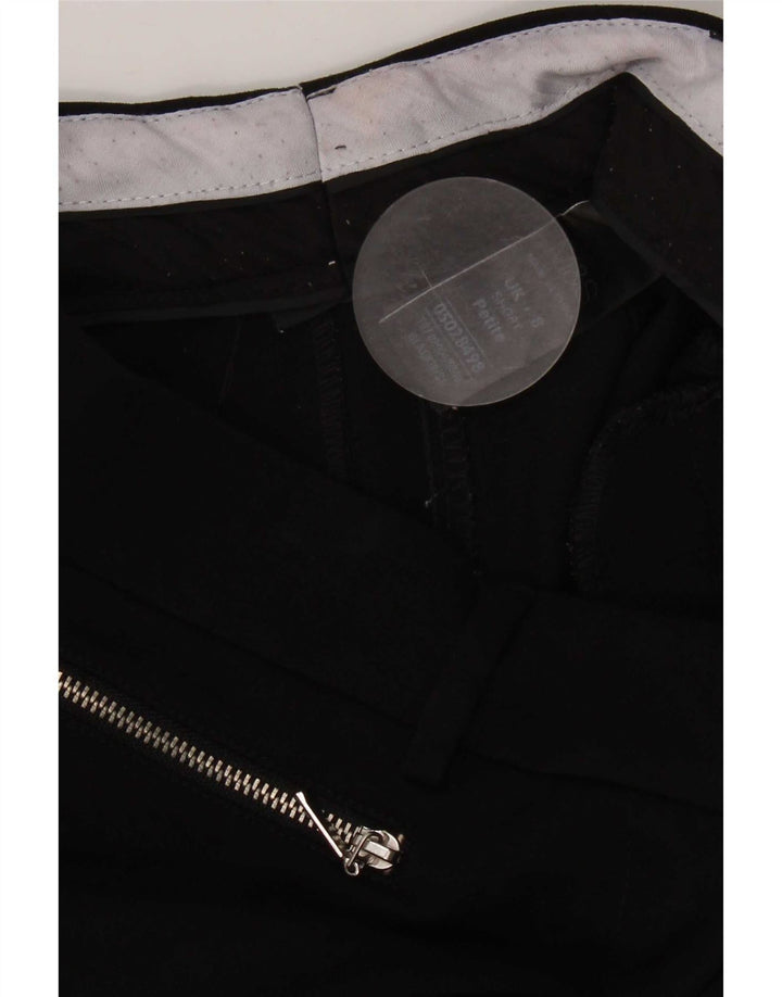 Marks & Spencer Damen-Hose, kurz geschnitten, UK 8, Größe S, W26, L25, Schwarz, Polyester