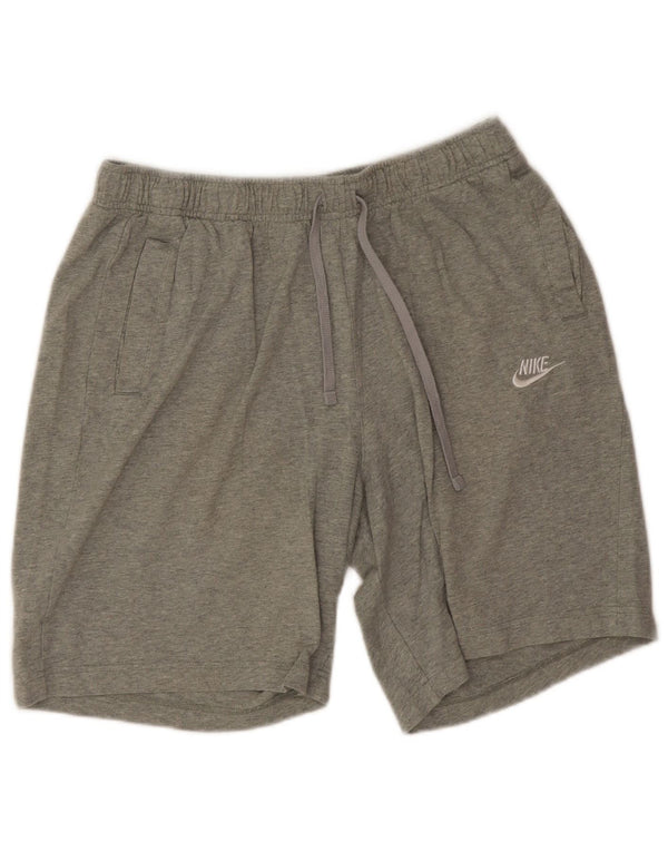 Nike Herren-Sportshorts, Größe L, Grau
