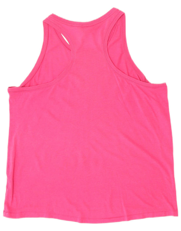 Nike Damen Graphic Vest Top UK 14 Mittelrosa