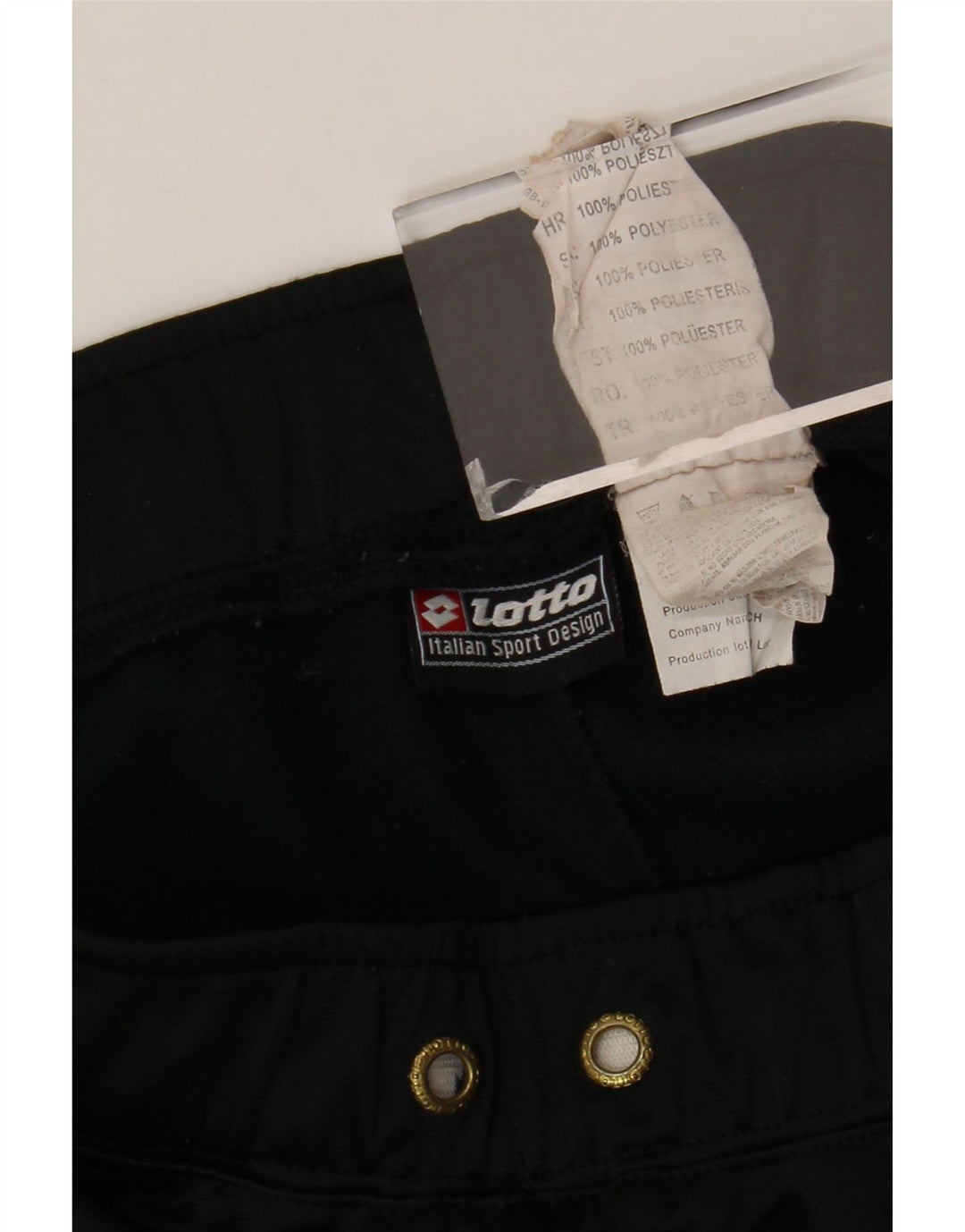 LOTTO Damen-Trainingshose, Gr. 44, Größe L, Schwarz, Polyester