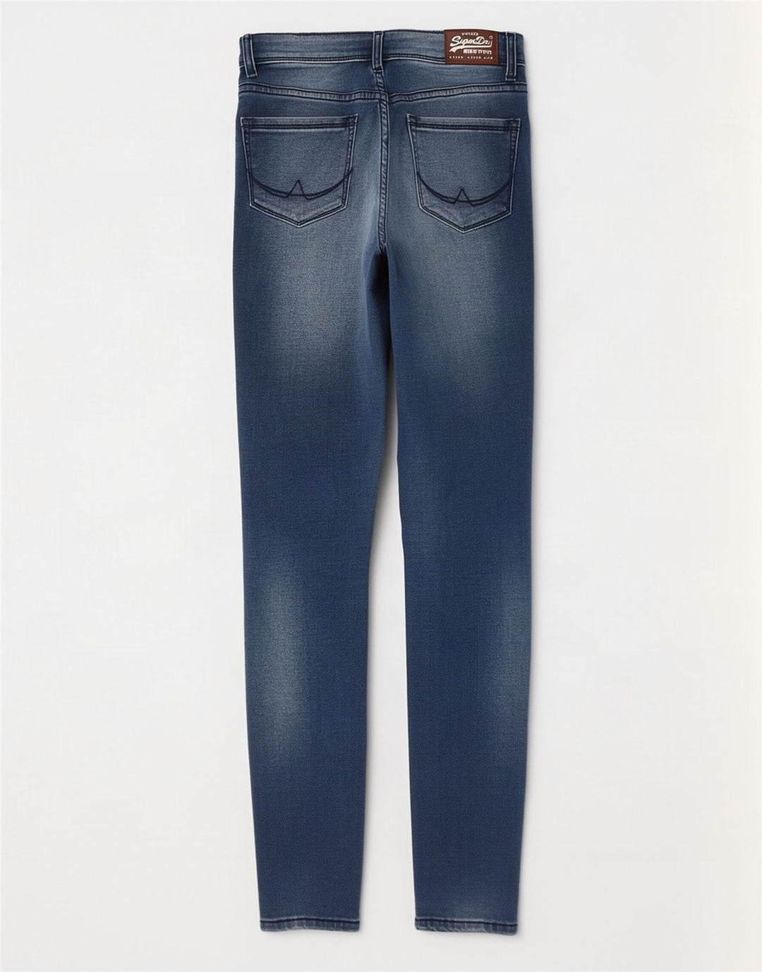 Superdry Damen Alexia Jegging Jeans W27 L32 Blaue Baumwolle