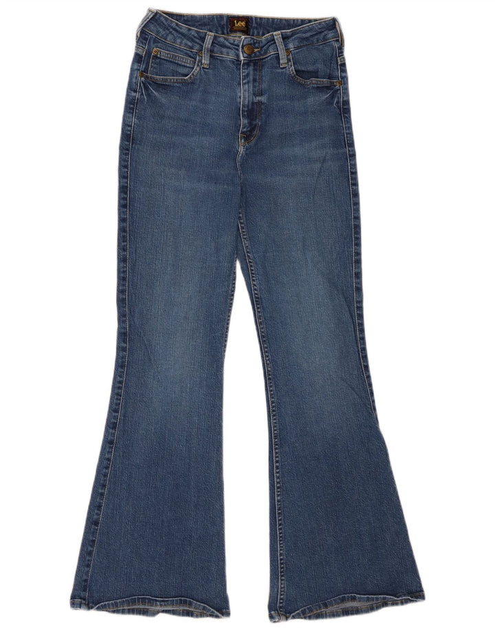 Lee Damen Breese Flared Jeans W29 L29 Blaue Baumwolle