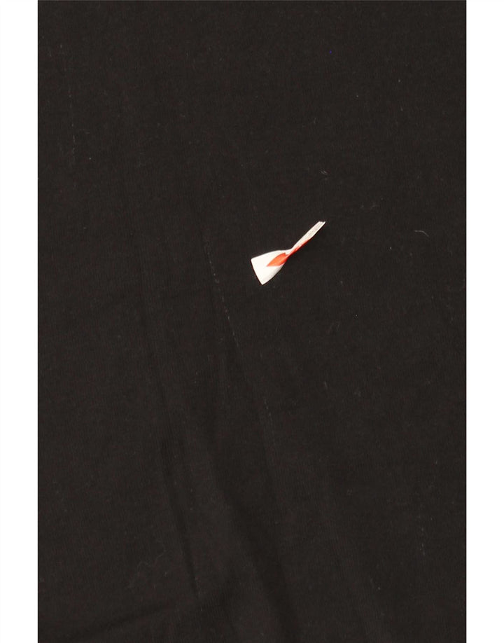Dkny Herren-Poloshirt, groß, schwarze Baumwolle