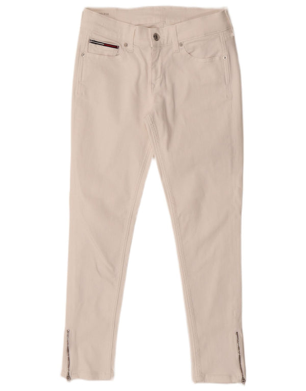 Tommy Hilfiger Damen Nora Mid Rise Skinny Jeans W28 L26 Weiß