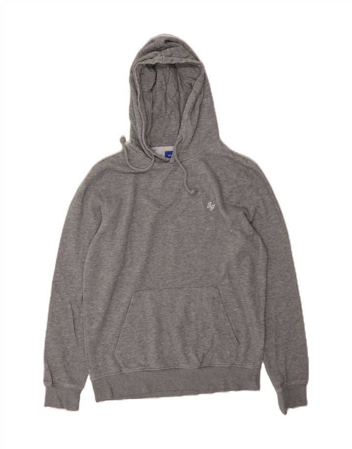 JACK & JONES Mens Hoodie Jumper Large Grey Cotton Vintage Jack & Jones and Second-Hand Jack & Jones from Messina Hembry 
