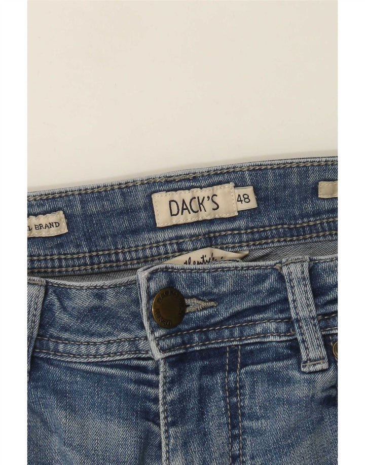 Dack's Herren Slim Jeans IT 48 Medium W30 L31 Blau