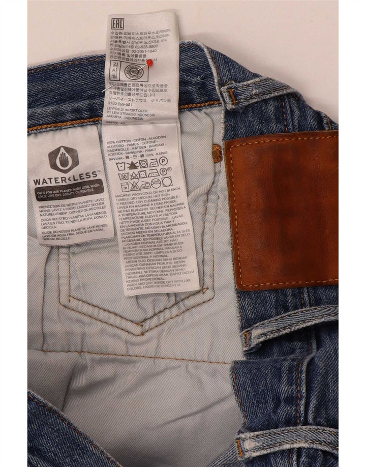 Levi's Herren Straight Jeans W40 L32 Blaue Baumwolle