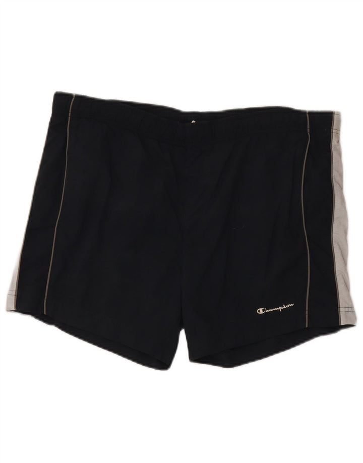 CHAMPION Herren-Sportshorts, groß, Marineblau, Farbblock