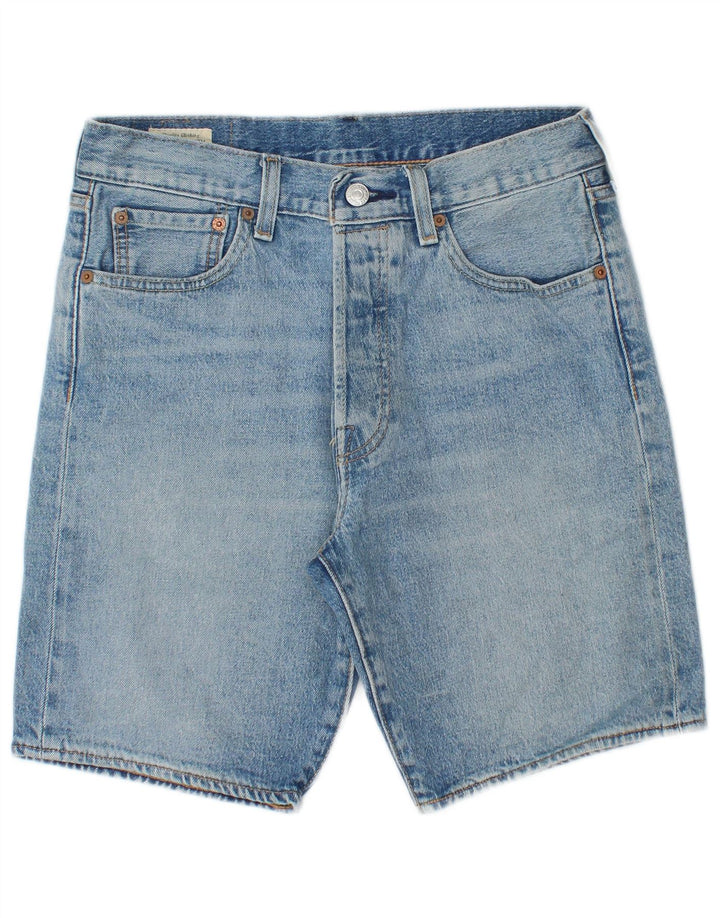 LEVI'S Herren 501 Denim Shorts W30 mittelblaue Baumwolle